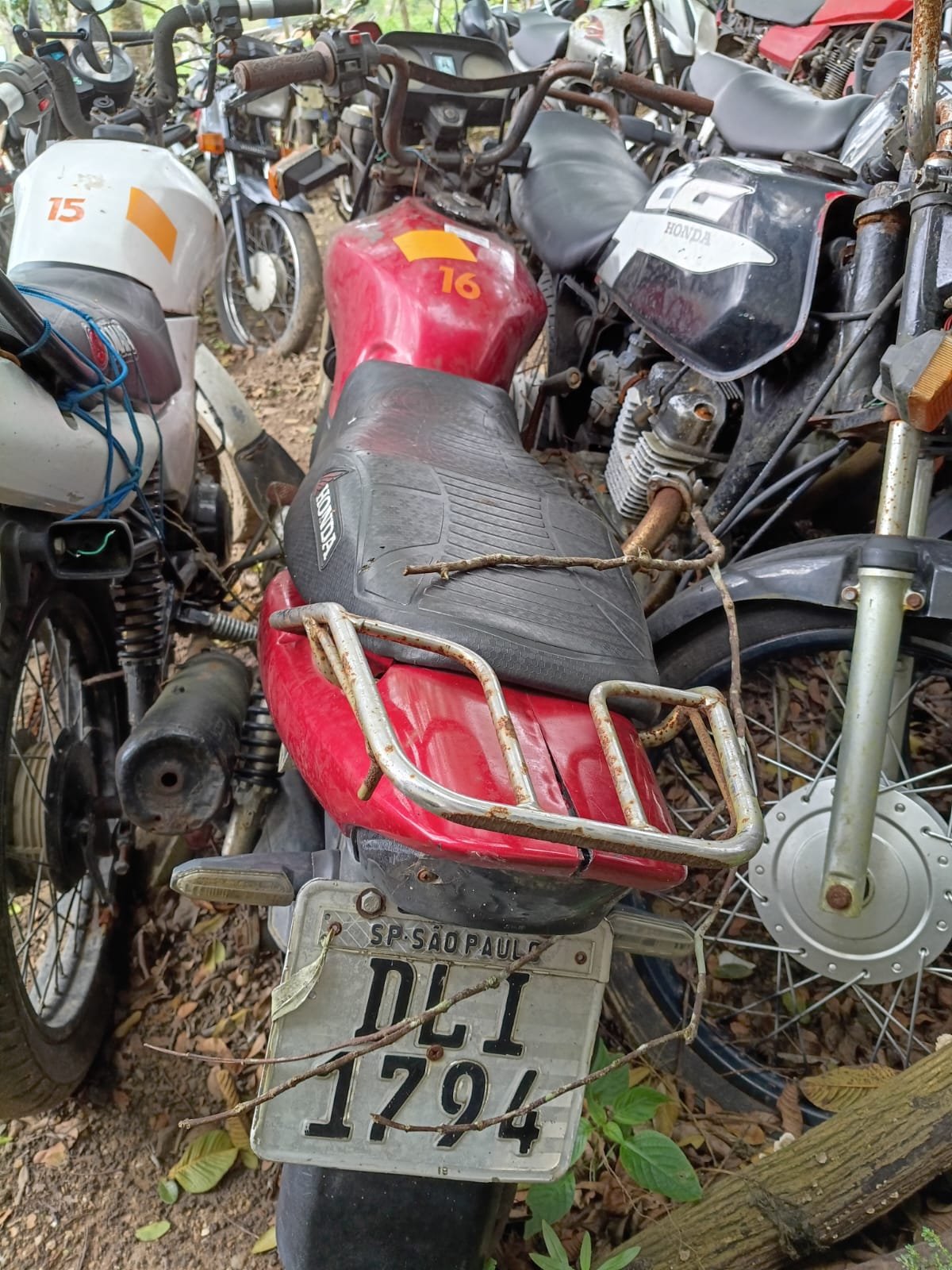 Lote 16 — Sucata HONDA/CG 125 FAN