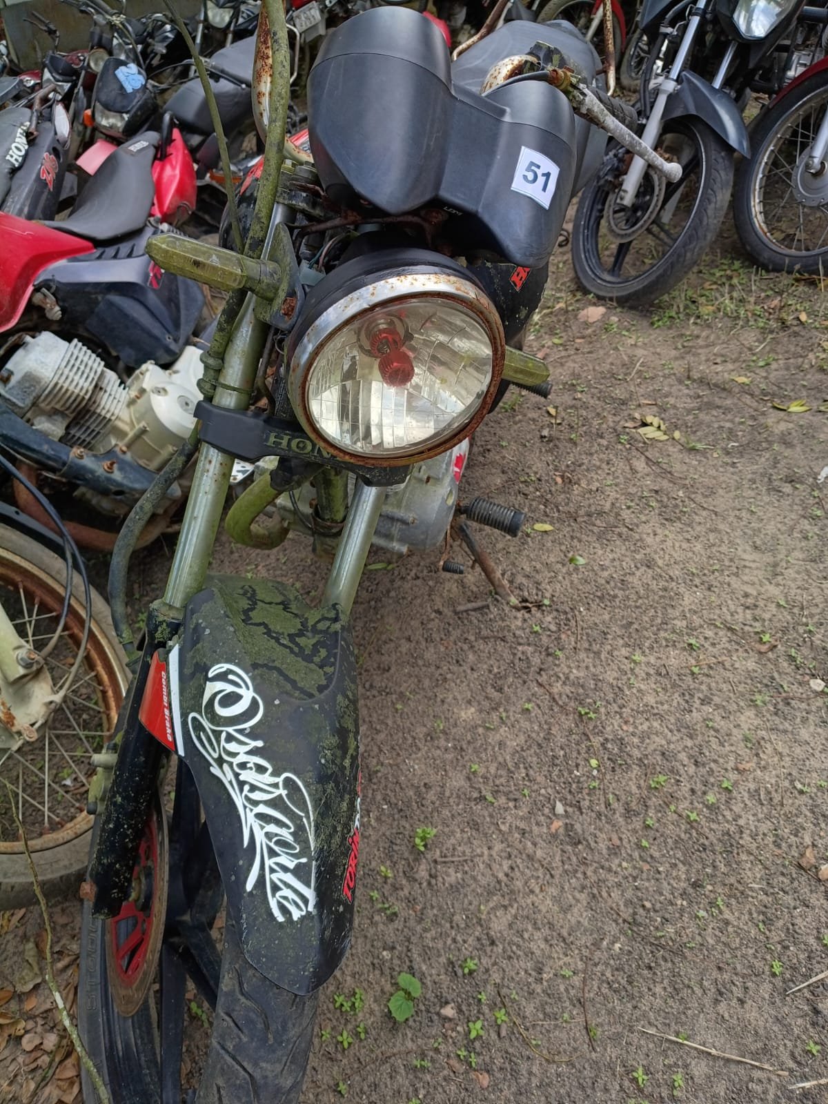 Lote 51 — Sucata HONDA/CG 150 TITAN MIX KS